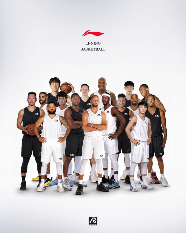 开云中国官网-有多少你熟悉的面孔？韦德&amp;库里领衔 李宁签约NBA/CBA球员一览